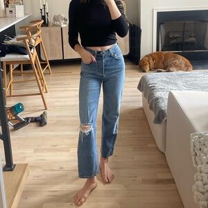 Levi’s ribcage denim